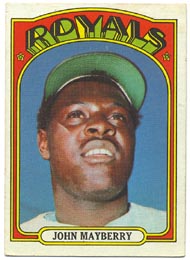 1972 Topps Baseball Cards      373     John Mayberry